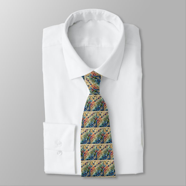 Gravata Art Deco Design Neck Tie (Amarrado)