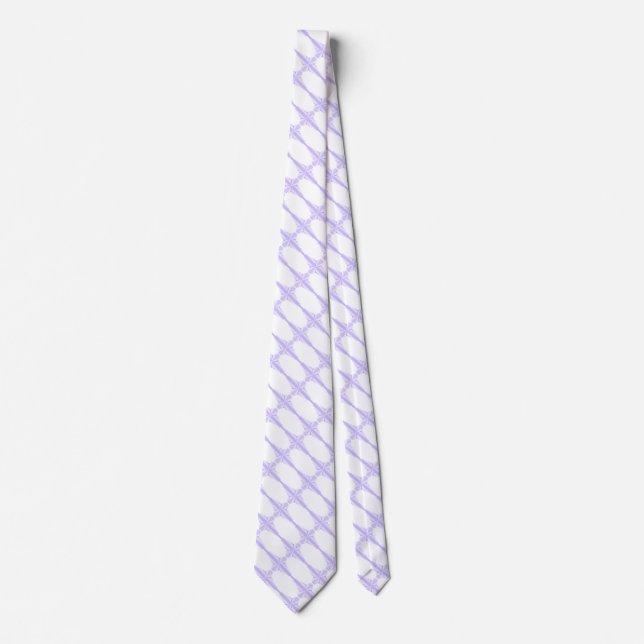Gravata Art Deco Pattern in Lilac (Frente)