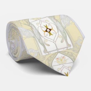 Gravata Art nouveau e arte persa - arte digital inspirada
