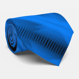 Gravata Arte abstrata diagonal futurista azul celeste