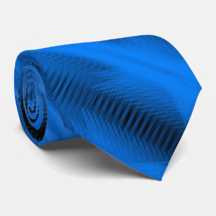 Gravata Arte abstrata diagonal futurista azul celeste