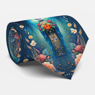 Gravata Arte do Crânio do Açúcar - Celebrar as tradições d