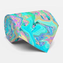 Arte Líquida Azul Aqua Retro em Hortênsias Abstrat