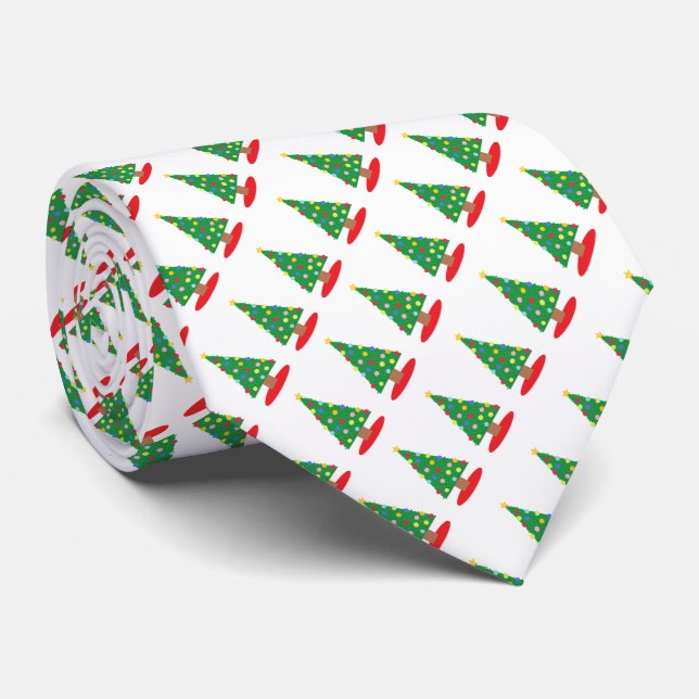 Gravata Árvore de Natal (Rolled)
