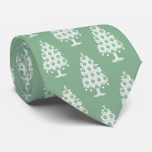 Gravata Árvore de Natal do Knit Inverno