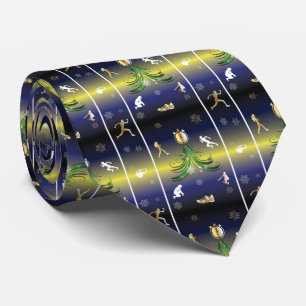 Gravata Árvore de Natal em Pista - Raparigas Correndo