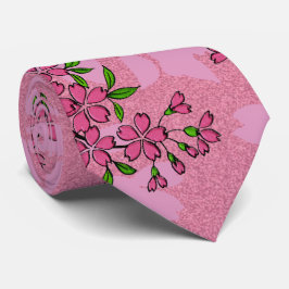 Gravata Árvore do Flor de Cereja