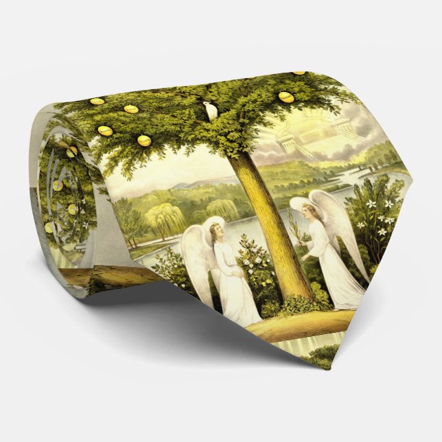 Gravata Árvore do laço da vida (Rolled)