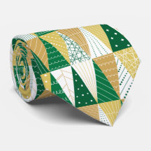 Árvores de Natal verdes e Douradas