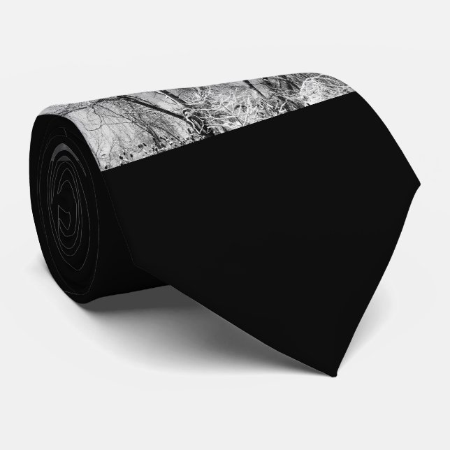 Gravata árvores vestem inverno (Rolled)