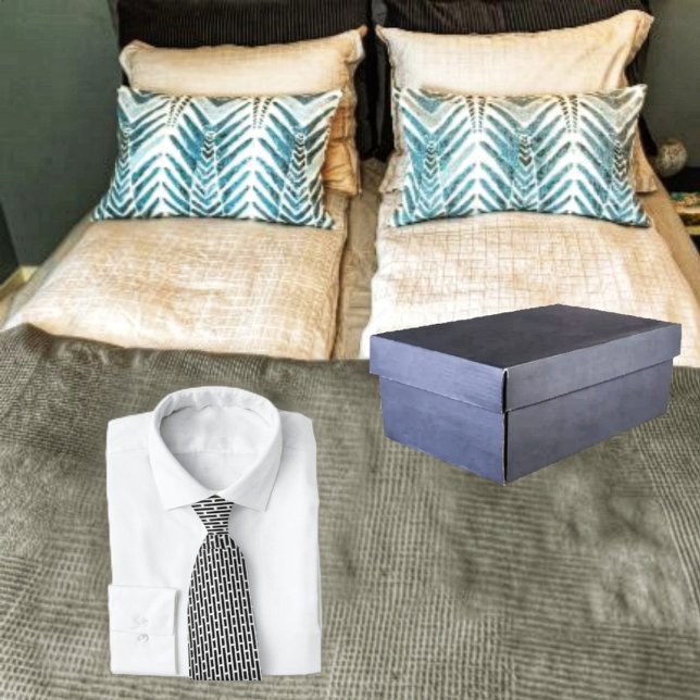 Gravata Asfalto em Asfalto (This Stitch In Asphalt design, is perfect for the office, and after hours!)