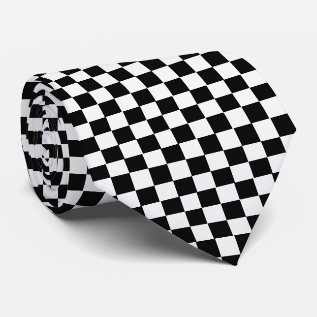 Gravata Assoalho Checkered do OPUS (Rolled)