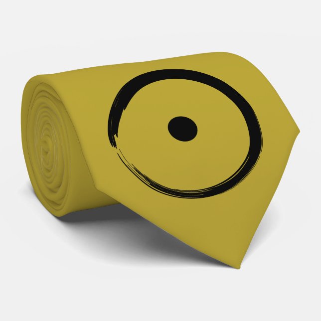 Gravata Astrological Sun Sign - Buddhism Zen Circle 1 (Rolled)