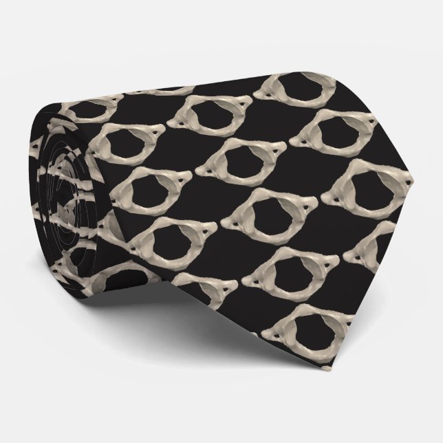 Gravata Atlas C1 - Torneio Vertebra Chiroprático (Rolled)