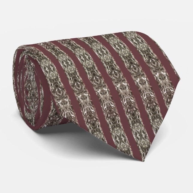 Gravata Aubergine Totem Tie (Rolled)