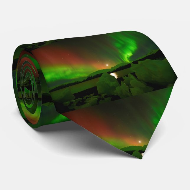 Gravata Aurora Mágica (Rolled)