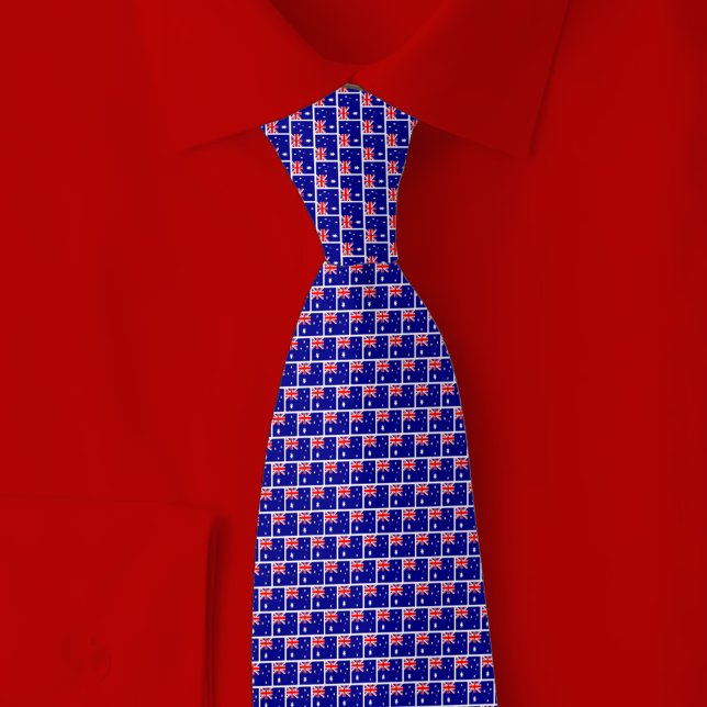 Gravata Australia Flag Brick Pattern (Criador carregado)