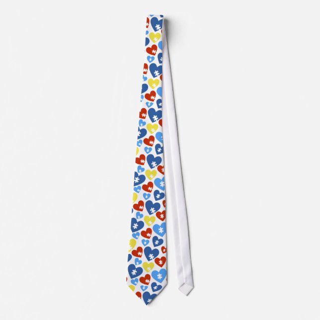 Gravata Autism Heart Neck Tie (Frente)