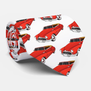Gravata Automóvel clássico vermelho 1948