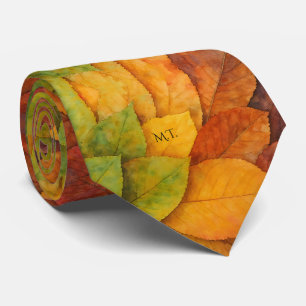 Gravata Autumn Deixa Watercolor Nature