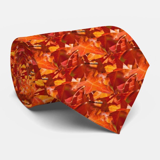 Gravata Autumn leaves Men's Tie (Rolled)