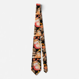 Gravata Autumn vibes Padrão Porcupine Black BG