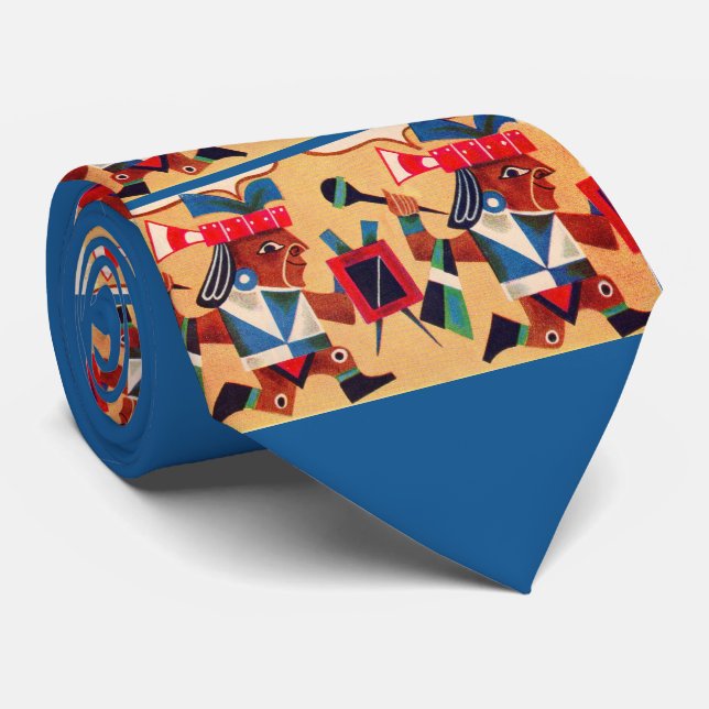 Gravata Aztec Astecas (Rolled)