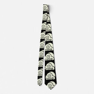 Gravata Aztec Skull Tie