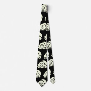 Gravata Aztec Skulls