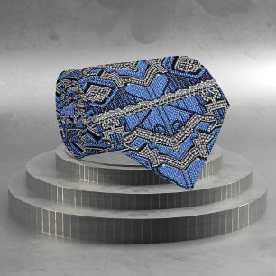 Gravata Azul com 1920 - Deco da Arte - Vestido da Flapper