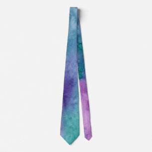 Gravata Azul-cor-de-água Roxo