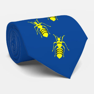 Gravata azul do Senhor Hornet