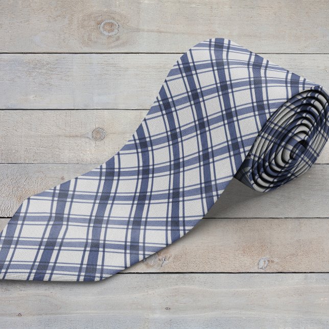 Gravata Azul e Branco (Blue and White Neck Tie
)
