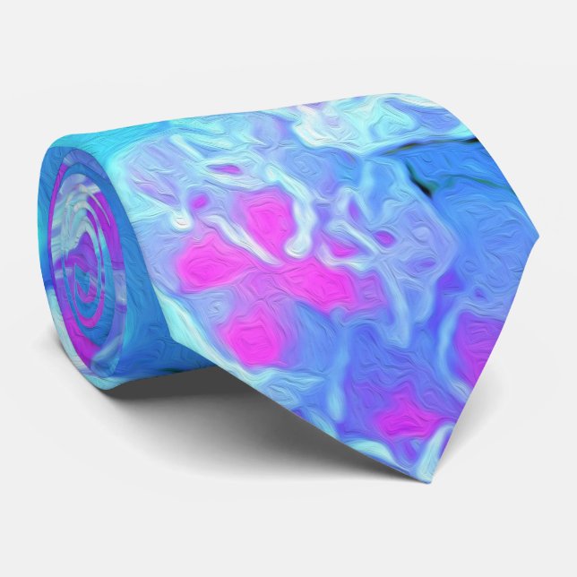 Gravata Azul e Rosa Quente - Suculente Submarino (Rolled)