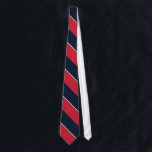 Gravata Azul e Vermelho do Sudoeste Striped<br><div class="desc">Mostre seu suporte para o vermelho e azul sempre que vestir esta gravata.</div>