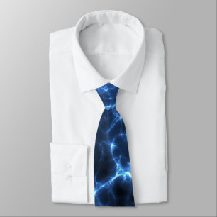 Gravata Azul elétrico
