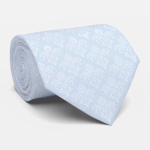 Gravata - Azul Icy Damask