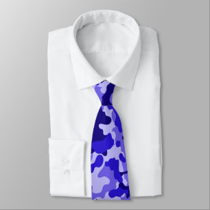 Gravata Azul Oceano Camuflada