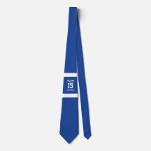 Azul Real Branco Faixa de Cor da Equipe Atlética