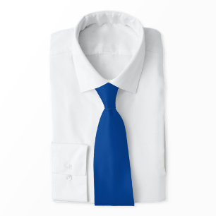 Gravata Azul Real Sólido Clássico Elegante Monocromático