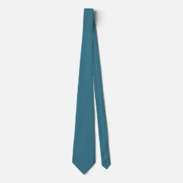 Gravata Azul Teal Cor Sólida