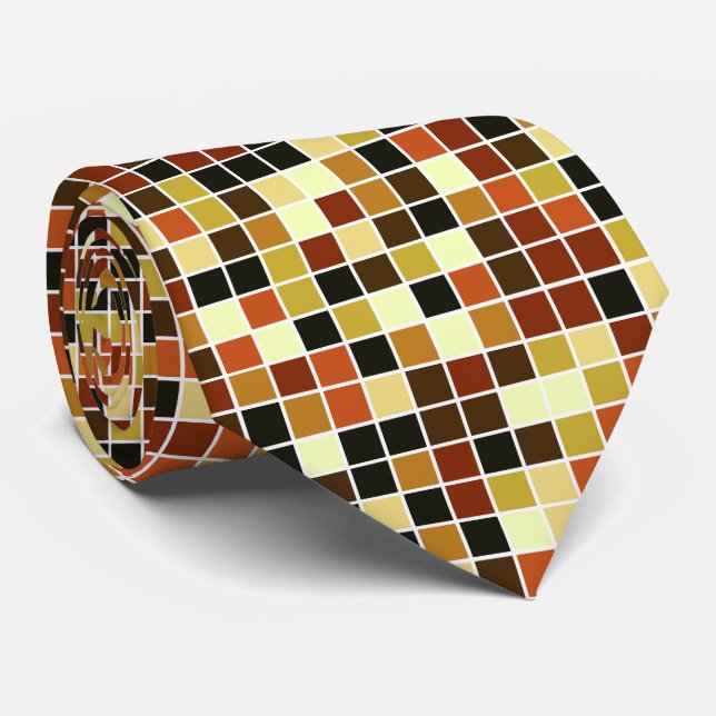 Gravata Azulejos piscinas, Azulejos Mosaicos Castanhos, Pa (Rolled)