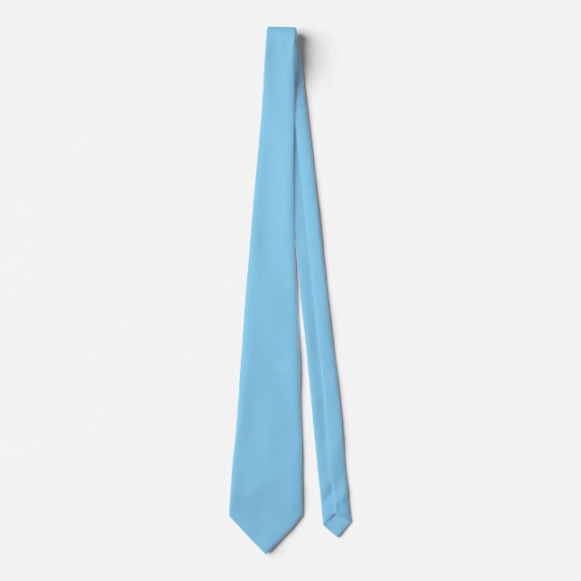 Gravata Baby blue  (solid color) (Frente)