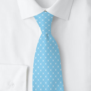 Gravata Baby Blue Treliça
