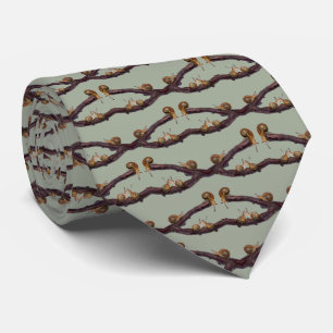 Gravata Baby Garden Snail Frenzy Tie Double Sided (Verde)
