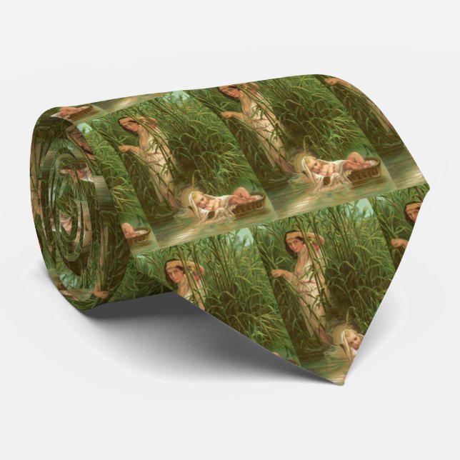 Gravata Baby Moses E O Rio Nilo (Rolled)