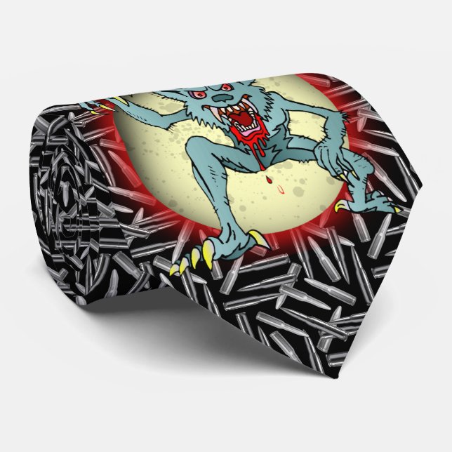 Gravata Balas de prata, lobisomem de Cinza (Rolled)