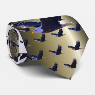 Gravata Bald Eagle Voando