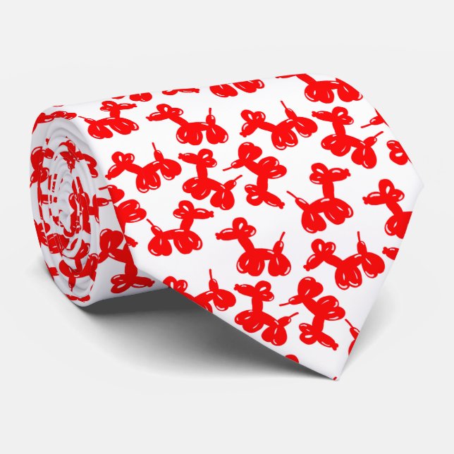 Gravata Balloon Doggos Tie (Rolled)