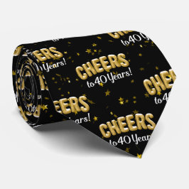 Gravata Balões Dourados torcem a 40 anos de aniversário de